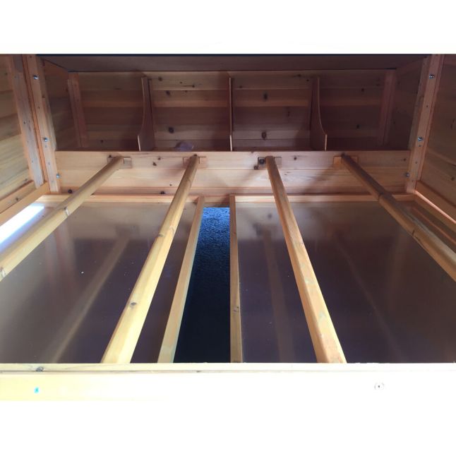 Grand poulailler Bassette XXL 15 à 18 poules toit vert