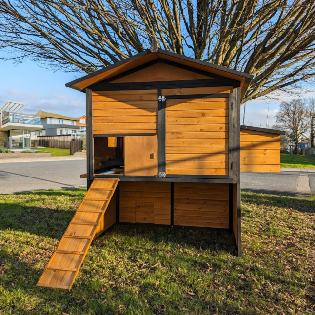 Poulailler Vorwerk toit shingle 10 à 12 poules