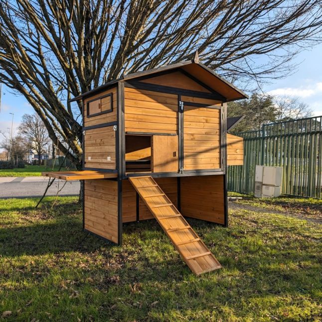 Poulailler Vorwerk toit shingle 10 à 12 poules